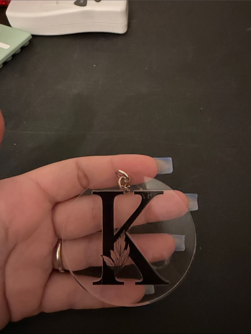 Letter K Keychain